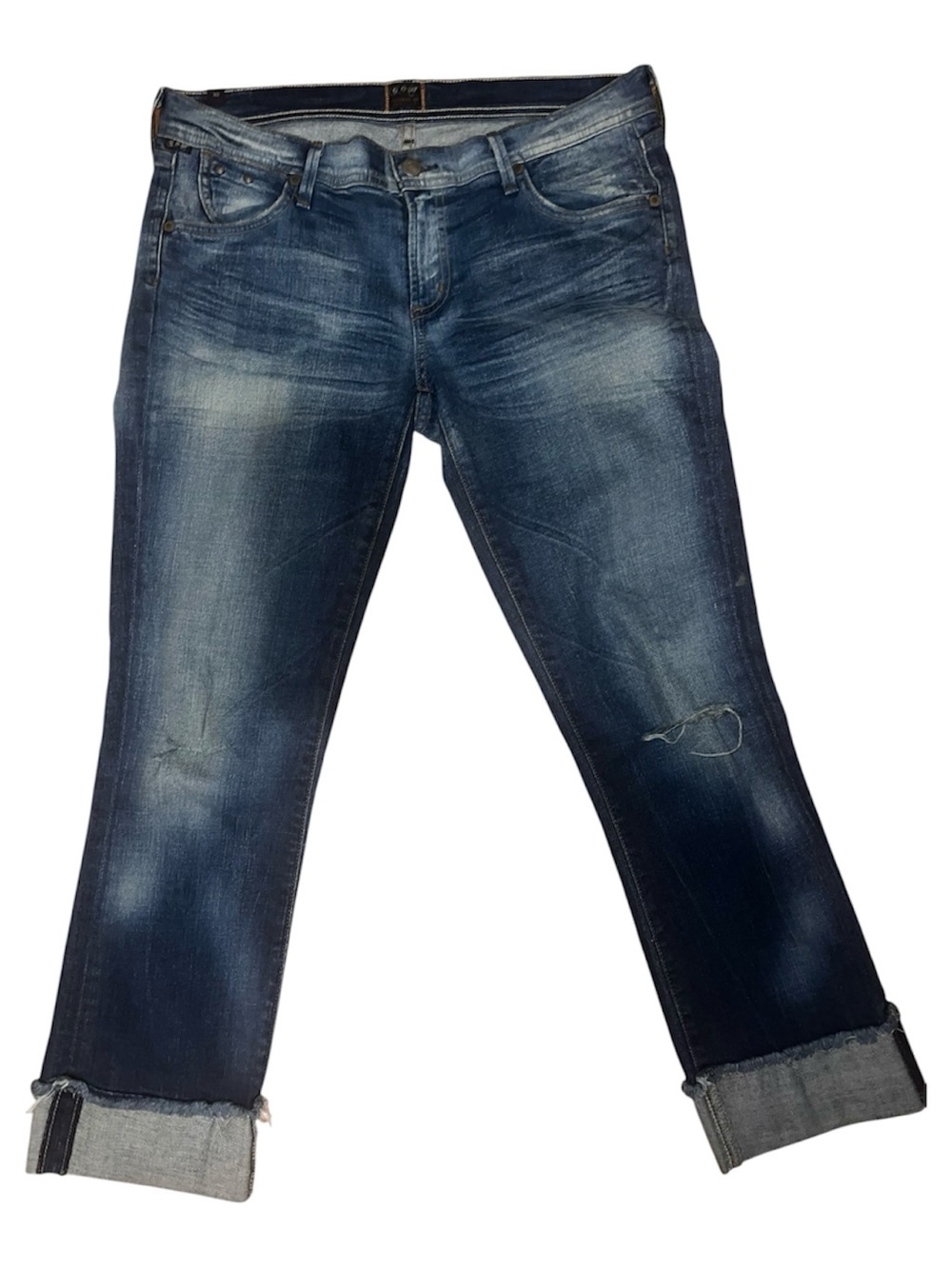 Citizens of Humanity Jeans Distressed Blue